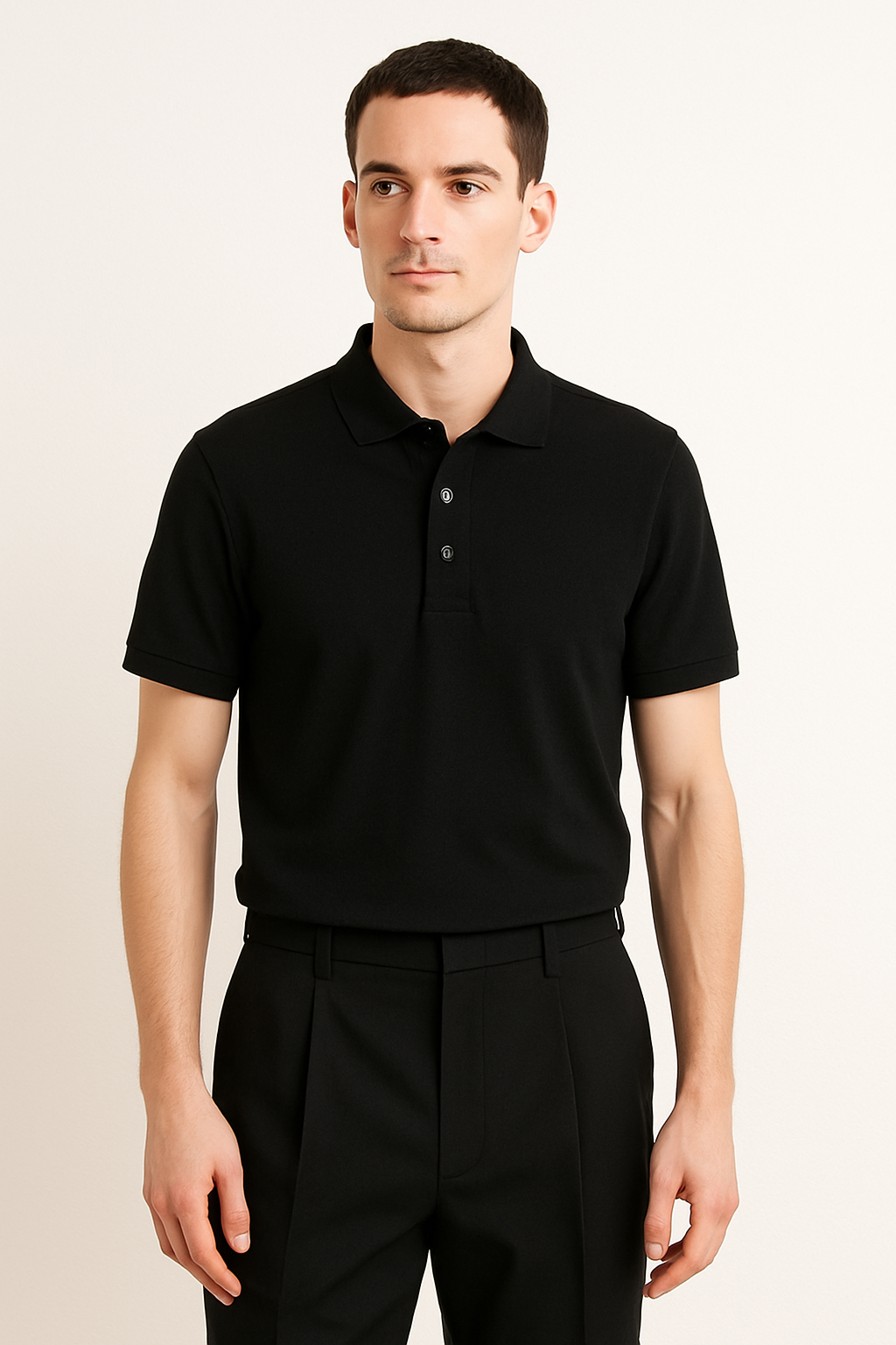 Polo (S–2XL) Black