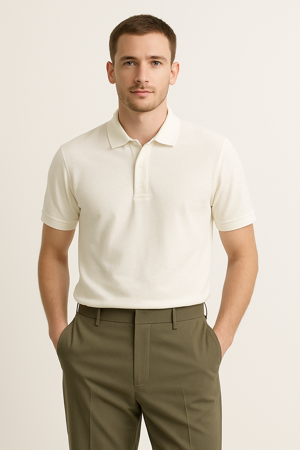 Polo (S–2XL) White