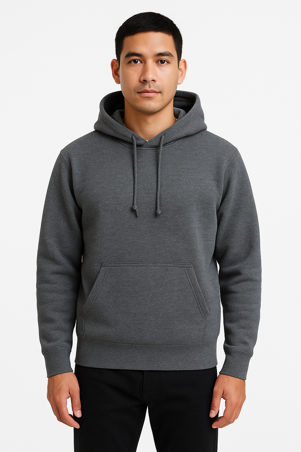 Sweat à capuche sans zip Dark gray
