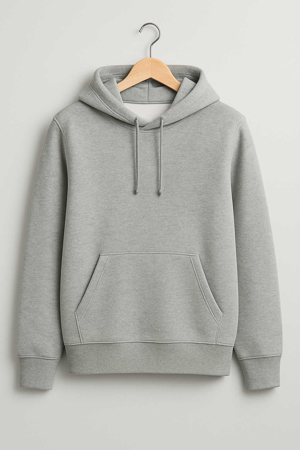 Sweat à capuche sans zip Light gray