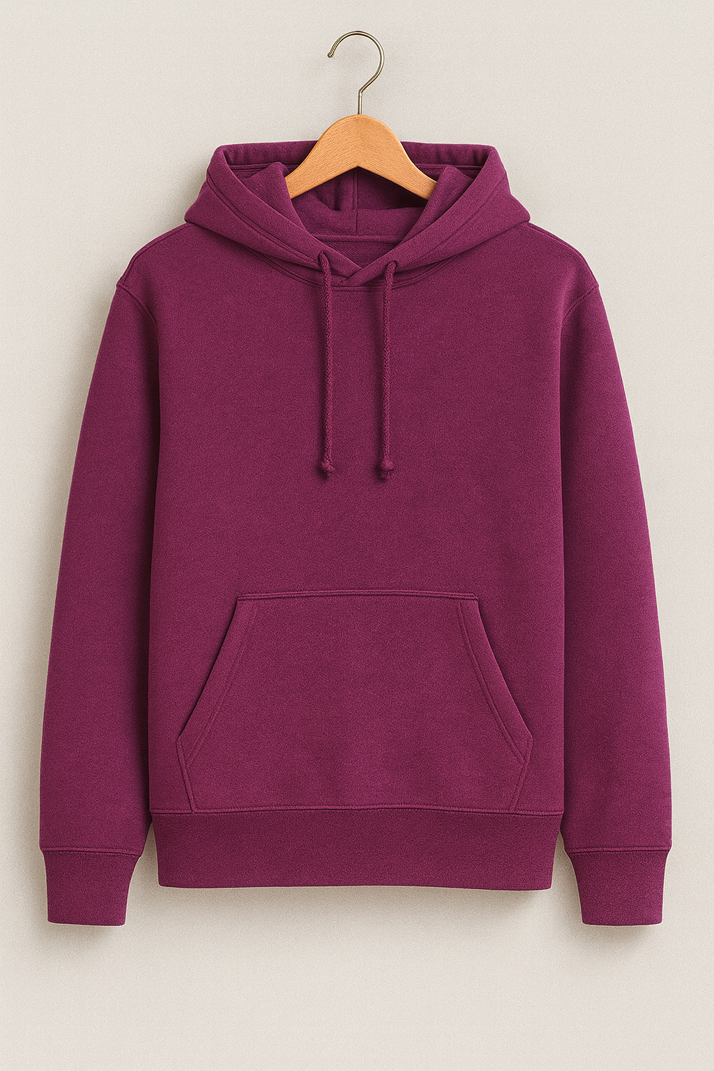 Sweat à capuche sans zip Maroon