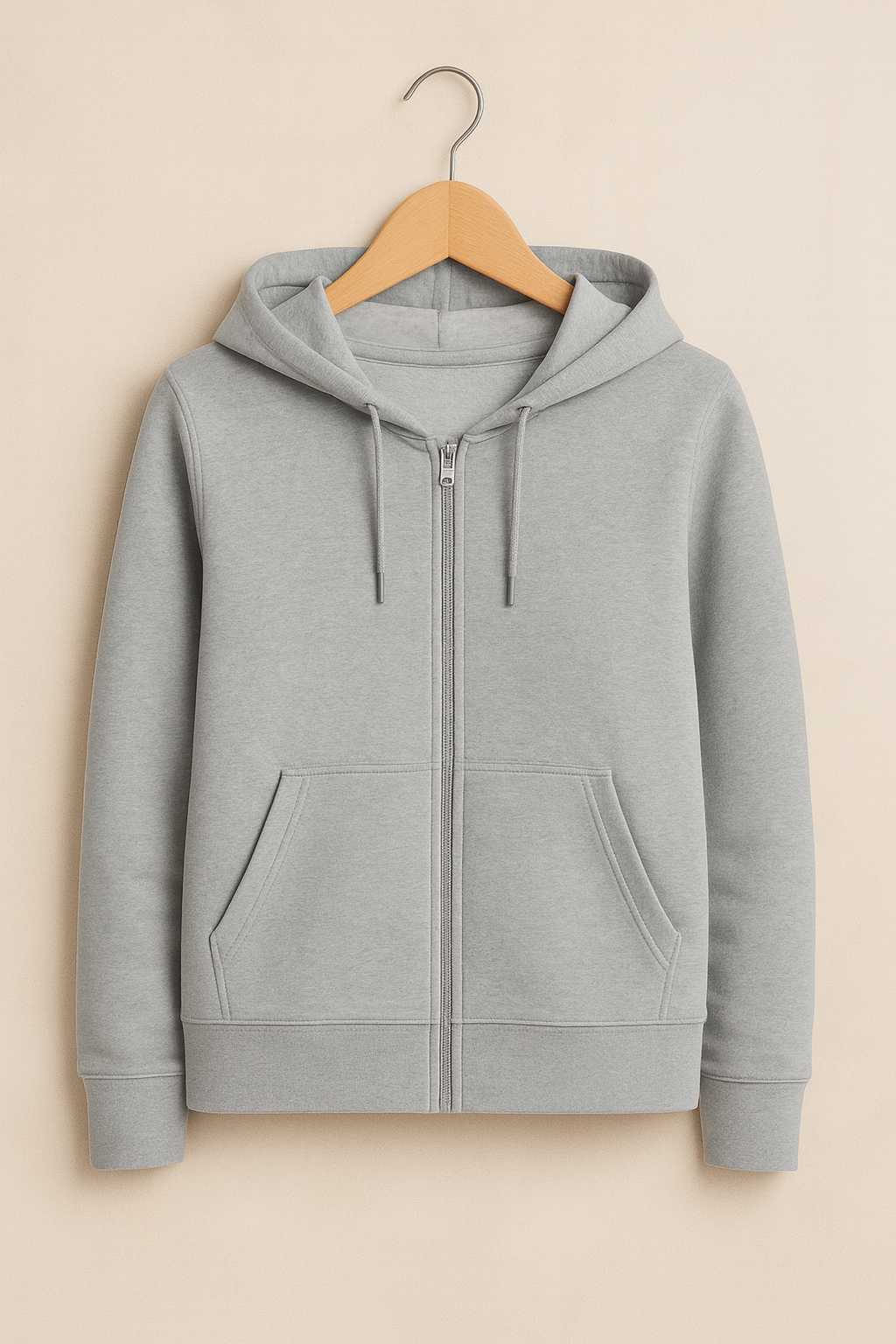 Sweat à capuche avec zip Gray