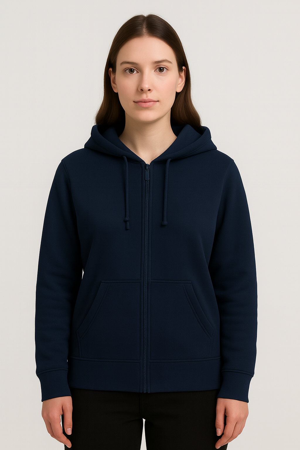 Sweat à capuche avec zip Navy blue