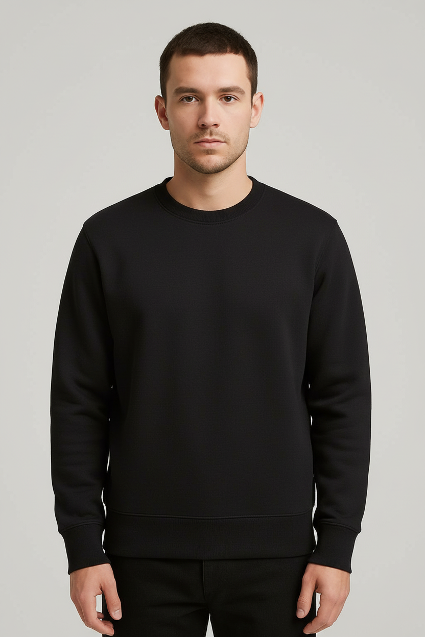 Sweat col rond Black